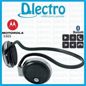 Audífono Bluetooth Motorola S305 Stereo Hd Sellado