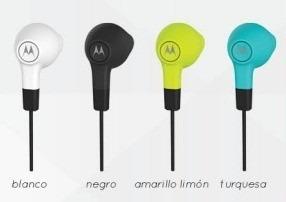 Auriculares Earbuds Motorola In-ear Originales En Caja Amari