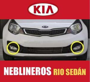 Faros Neblineros (par) Kia Rio 2012-2016 Nuevos Inc Soporte