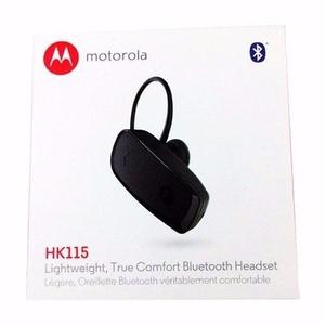 Handsfree Bluetooth Motorola Hk115 Negro Sellado 2 Conexione
