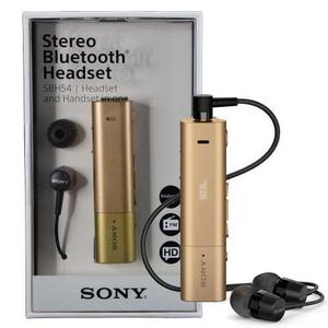 Handsfree Transmisor Bluetooth Sony Sbh-54 Dorado
