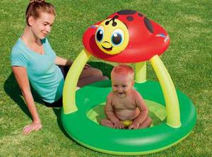 Piscina Inflable Con Techo Protector Lady Bug