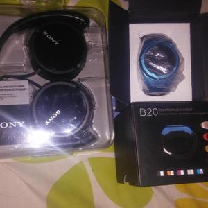 Vendo Audifonos Sony Y Reloj Musical B20