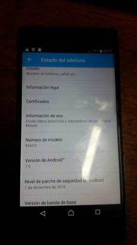 Actualización Oficial Android Nougat Sony Xperia Z5