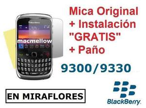 Blackberry 9300 Mica Film Protector Pántalla Lamina