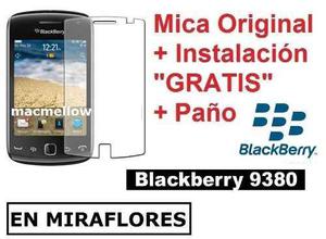 Blackberry 9380 Mica Film Pantalla Lamina Instalacion Gratis