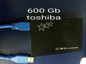 DISCO DURO EXTERNO DE 600. GB TOSHIBA