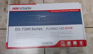 DVR HIKVISION, SOPORTA 8 CAMARAS HD..FULLHD, DISCO 500GB,