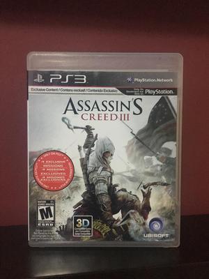 Juego Ps3 Assassin's Creed 3