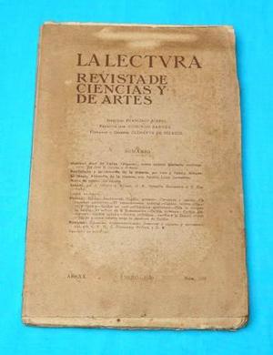 La Lectura Revista Ciencias Artes 1920 Baudelaire José