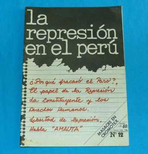 La Represión En El Perú 1979 Javier Diez Canseco Cromotex