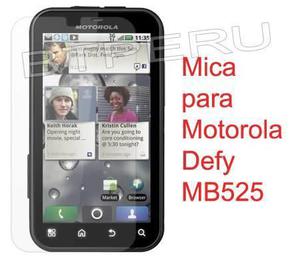 Mica Film Lamina Para Motorola Defy Mb525 Droid Transparente