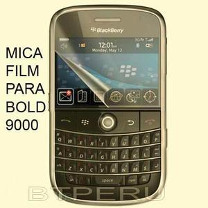 Mica Film Protector De Pantalla Lamina Blackberry Bold 9000