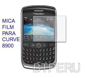 Mica Film Protector De Pantalla Lamina Blackberry Curve 8900