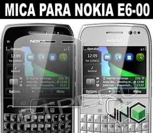 Mica Film Protector Pantalla Lamina Para Nokia E6 Estatica