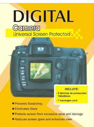 Mica Proteje Lcd Cam.digital Packx6-screem Protector-lamina