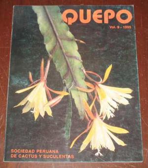 Quepo N°9 1995 Sociedad Peruana De Cactus Y Suculentas