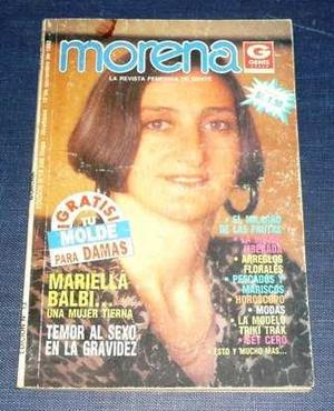 Revista Morena Gente 1992 Mariella Balbi Frutas Gimnasia