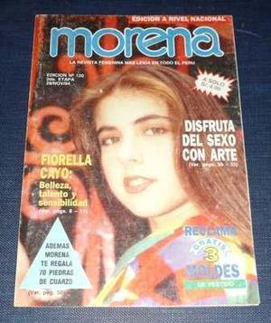 Revista Morena Gente 1994 Fiorella Cayo Menudo Migraña
