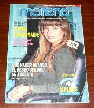 Revista Morena Gente 1994 Olenka Zimmermann Ana Gabriel