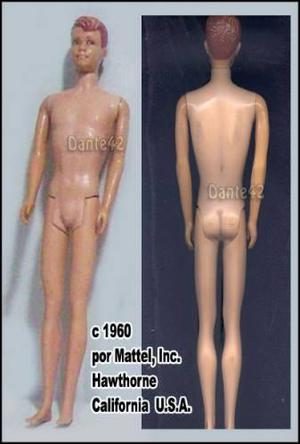 Barbie Allan Antiguo De Coleccion 1960 Mattel Eeuu