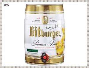 Cerveza Bitburger Barril 5l Premium Beer Nuevo Y Original