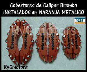 Cobertor De Freno / Caliper Brembo Anaranjado, Rycmotors