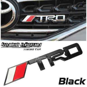 Emblema Frontal De Fierro Mate Trd - Toyota / Full Modelos