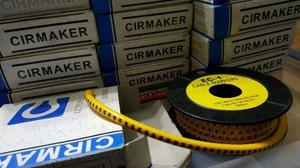 Etiqueta Cable Letras Números Cirmaker Uso Industrial Nuevo