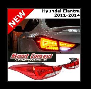 Faros Leds Neon Posteriores Hyundai Elantra 2011 - 2014
