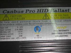 Hid Canbus 35w (no Marca Error) Tecnologia Philips 12v Y 24v
