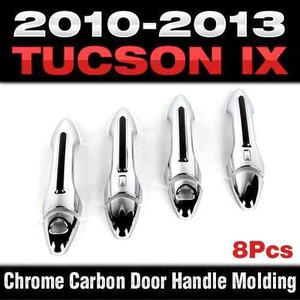 Hyundai Tucson 2010 - 2013 Manijas Cromadas Con Carbon