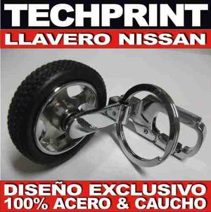 Llavero Tuning Nissan Aro + Llanta Sunny Sentra Primera Etc