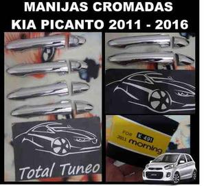Manijas Cromadas Kia Picanto 2011 - 2016 Original Corea