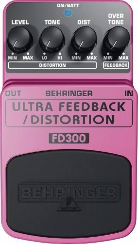 Pedal Behringer Fd300 Feedback Y Distorsion Guitarra Bajo