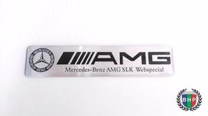 Placa De Aluminio Mercedes Benz/amg Para Interior/ext/motor