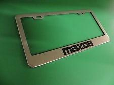 Porta Placas Mazda Cx-5 De Acero Inoxidable (precio X Par)