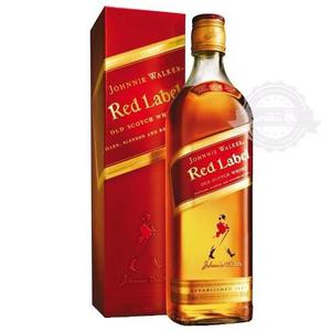 Remato 09 Botellas De Whisky Jhonny Rojo Por Etiquetas