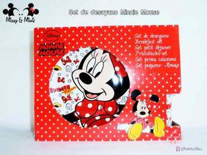 Set De Desayuno De Loza Minnie Mouse Disney - Original