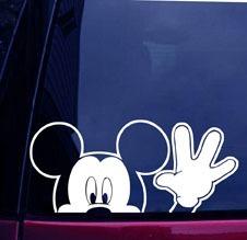 Stickers De Mickey Micky Mouse Para Pegar Donde Desees !!
