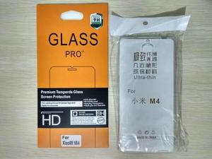 Xiaomi Mi4 Mi4s Mi4i Vidrio Templado + Case Tpu Silicona