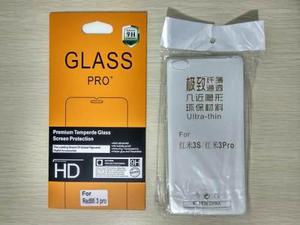 Xiaomi Redmi 3 Pro Vidrio Templado + Case Tpu Silicona