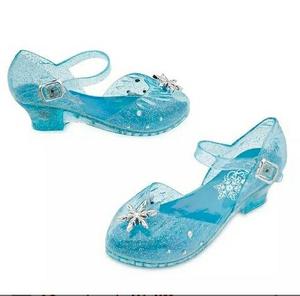 Zapatos Elsa Frozen Nuevos 2 Únicas Tallas ()