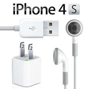 Audifonos C/ Volumen /cargador /cable/ Iphone 4 4s 3gs Ipod
