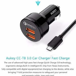 Cargador Aukey Carga Rapida Qc3.0 36w Android,apple,dualport