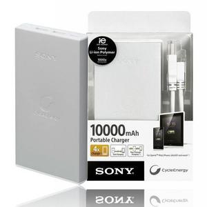 Cargador Portatil Sony De 10000mah Para Celulares Y Tablets.