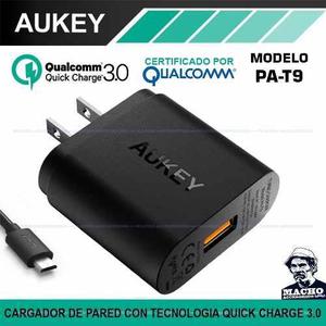 Cargador Rapido Aukey Pa-t9 Quick Charge 3.0 - 1 Puerto