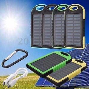 Cargador Solar Portatil 22000 Mah Con Led Posterior P/oferta