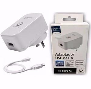 Cargador Sony De Carga Rapida Cp-ad2 2.1 Amperios Nuevo.
