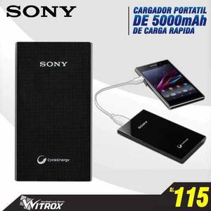 Cargador Sony Portatil De 5000mah, Para Smartphone, Nuevos